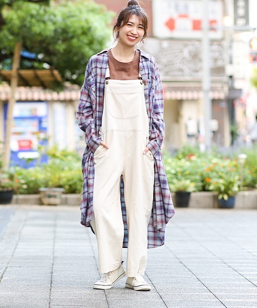 チチカカ（チチカカ）の「チェッククロス刺繍ワンピース（ワンピース・レディース・アイボリー/ブルー/ネイビー・FREE）」の8枚目の写真