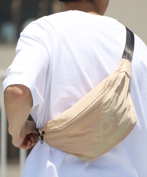 PONY（ポニー）の「PONY/ポニー LOGO PRINT WAIST BAG ウエストバッグ（ボディバッグ/ウエストポーチ・メンズ・ブラック/ベージュ/カーキ・FREE）」の10枚目の写真