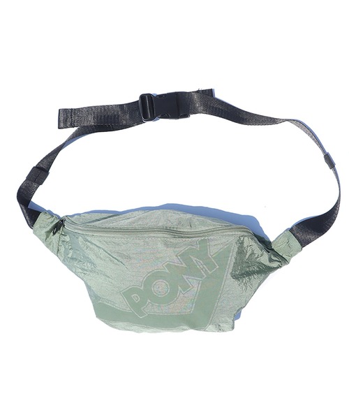 PONY（ポニー）の「PONY/ポニー LOGO PRINT WAIST BAG ウエストバッグ（ボディバッグ/ウエストポーチ・メンズ・ブラック/ベージュ/カーキ・FREE）」の5枚目の写真