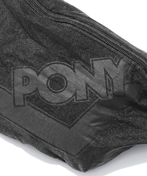 PONY（ポニー）の「PONY/ポニー LOGO PRINT WAIST BAG ウエストバッグ（ボディバッグ/ウエストポーチ・メンズ・ブラック/ベージュ/カーキ・FREE）」の4枚目の写真