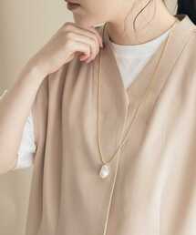 SMELLY | パールポイントロングネックレス(ネックレス)