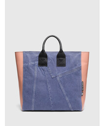 DIESEL | レディース デニムパッチワーク トートバッグL(トートバッグ)