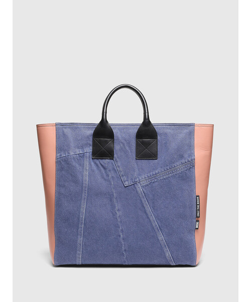 DIESEL(ディーゼル)の「レディース デニムパッチワーク トートバッグL(トートバッグ・レディース・ブルー・UNI)」の5枚目の写真