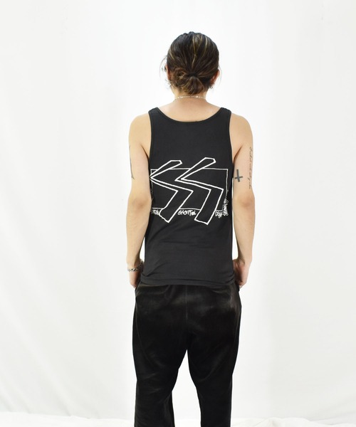 STUSSY（ステューシー）の「【ヴィンテージ古着】90's stussy/ステューシー ''SS CUBE'' タンクトップ（タンクトップ・メンズ・ブラック・LARGE）」の6枚目の写真