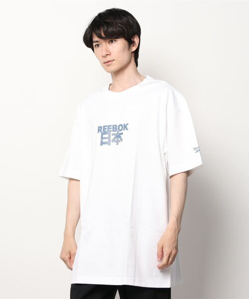 Reebok(リーボック)の「CL TOKYO TEE1(シーエル トーキョー ティー1)(Tシャツ/カットソー・メンズ・ホワイト×ライトグレー/ホワイト/オレンジ・XX-SMALL/XXX-LARGE/MEDIUM/X-SMALL/X-LARGE/SMALL/XX-LARGE/LARGE)」の14枚目の写真