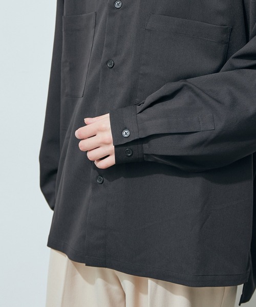 JUNRED(ジュンレッド)の「バルーンスリーブビッグシャツ(シャツ/ブラウス・メンズ・ブラック/ベージュ/ブルー・M/L)」の22枚目の写真