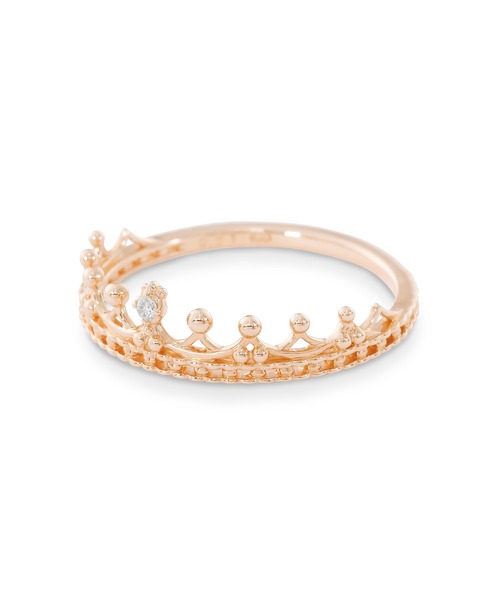 NOJESS ローズゴールドリング #13 K10ダイヤモンドリング｜リング