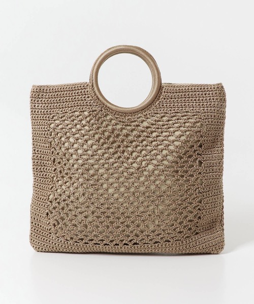 URBAN RESEARCH DOORS（アーバンリサーチドアーズ）の「クロッシェバッグ（トートバッグ・レディース・モカ/ブラック・ONE）」の7枚目の写真