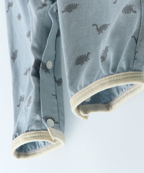 BRANSHES(ブランシェス)の「恐竜柄肌着付き2WAYオール(ロンパース・キッズ・ベージュ/サックスブルー・フリー)」の13枚目の写真