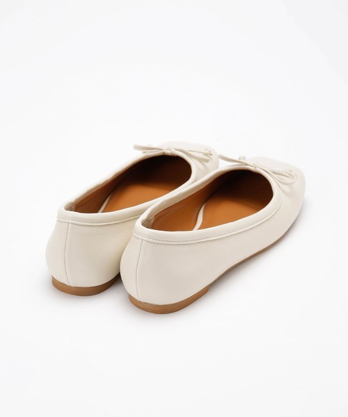 NANO universe(ナノユニバース)の「スクエアバレエシューズ(バレエシューズ・レディース・ベージュ/ブラック/アイボリー・37/36/38)」の11枚目の写真