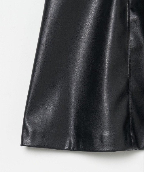 Verybrain（ベリーブレイン）の「very brain/VS-097 ﾌｪｲｸﾚｻﾞｰﾏｰﾒｲﾄﾞSK（スカート・レディース・ブラック・M）」の8枚目の写真