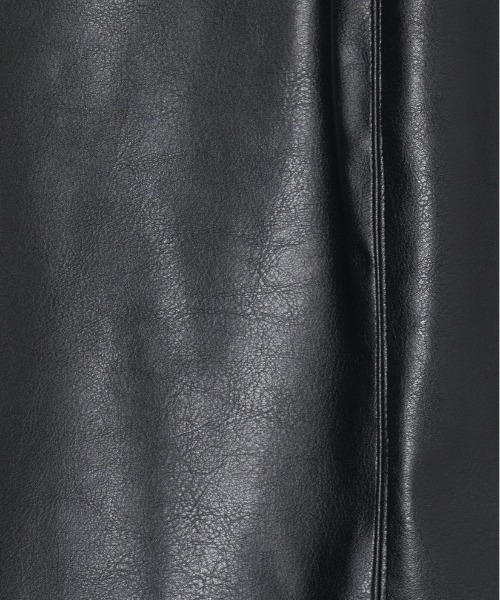 Verybrain（ベリーブレイン）の「very brain/VS-097 ﾌｪｲｸﾚｻﾞｰﾏｰﾒｲﾄﾞSK（スカート・レディース・ブラック・M）」の9枚目の写真