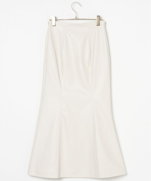 Verybrain（ベリーブレイン）の「very brain/VS-097 ﾌｪｲｸﾚｻﾞｰﾏｰﾒｲﾄﾞSK（スカート・レディース・ブラック・M）」の11枚目の写真