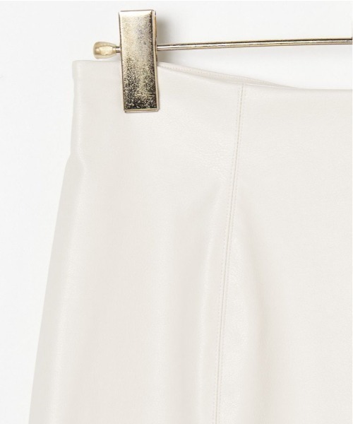 Verybrain（ベリーブレイン）の「very brain/VS-097 ﾌｪｲｸﾚｻﾞｰﾏｰﾒｲﾄﾞSK（スカート・レディース・ブラック・M）」の13枚目の写真