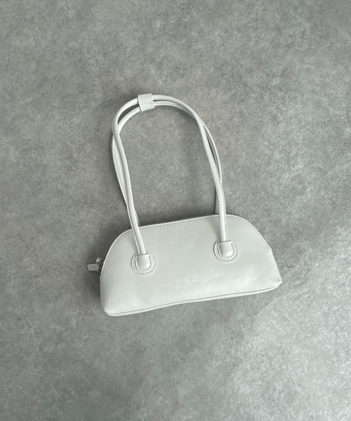 AS KNOW AS PINKY(アズノゥアズピンキー)の「ロングハンド☆ボストンバッグ(ボストンバッグ・レディース・ホワイト/ブラック/グリーン/ピンク/ブルー・FREE)」の8枚目の写真