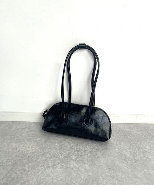 AS KNOW AS PINKY(アズノゥアズピンキー)の「ロングハンド☆ボストンバッグ(ボストンバッグ・レディース・ホワイト/ブラック/グリーン/ピンク/ブルー・FREE)」の7枚目の写真