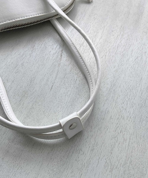 AS KNOW AS PINKY(アズノゥアズピンキー)の「ロングハンド☆ボストンバッグ(ボストンバッグ・レディース・ホワイト/ブラック/グリーン/ピンク/ブルー・FREE)」の11枚目の写真