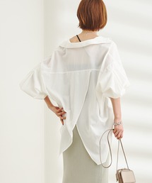 DouDou | 袖リブ切替シャツ(シャツ/ブラウス)