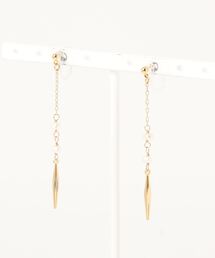 【airy】カラーストーン　ロングイヤリング