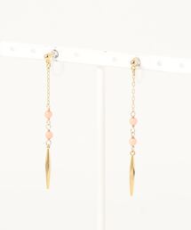 【airy】カラーストーン ロングイヤリング