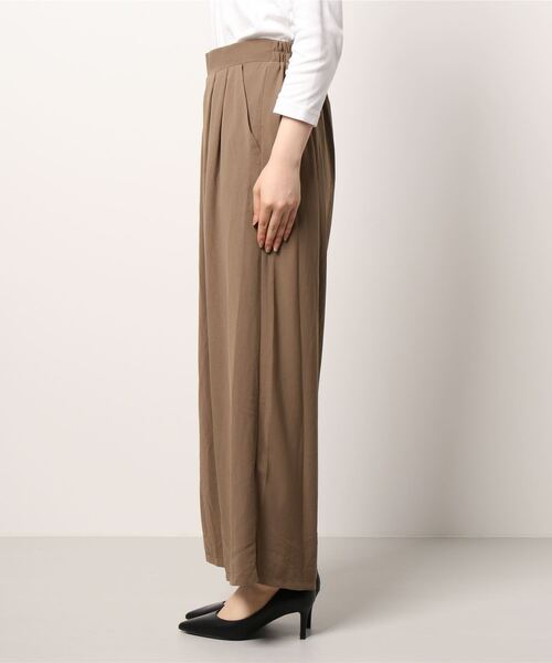 Grand PARK（グランドパーク）の「ジョーゼットイージーパンツ（その他パンツ・レディース・ネイビー/ベージュ/カーキ・FREE）」の5枚目の写真