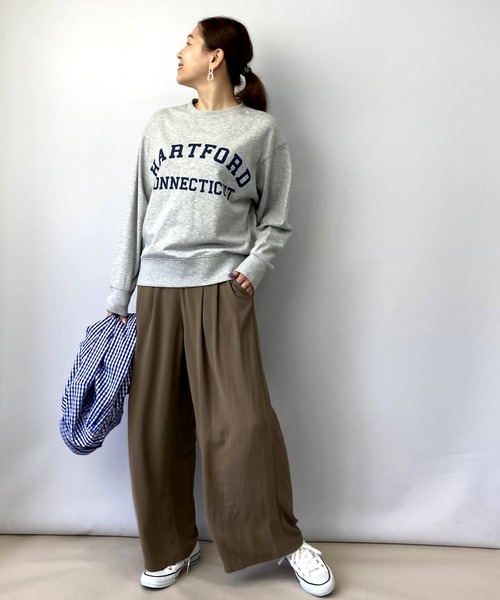 Grand PARK（グランドパーク）の「ジョーゼットイージーパンツ（その他パンツ・レディース・ネイビー/ベージュ/カーキ・FREE）」の16枚目の写真