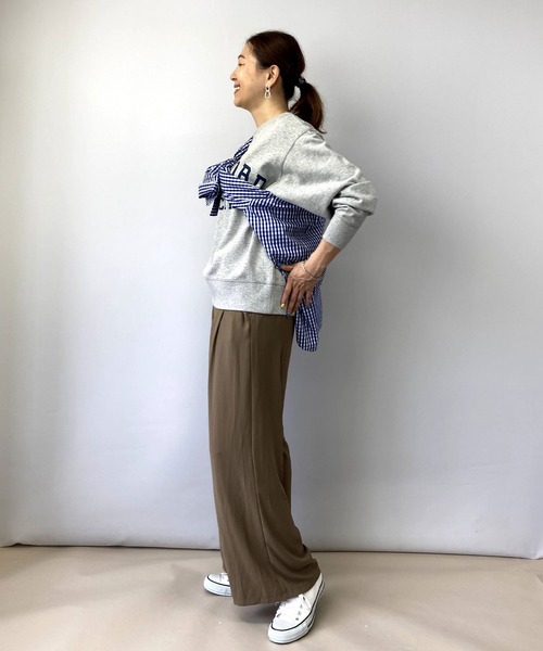 Grand PARK（グランドパーク）の「ジョーゼットイージーパンツ（その他パンツ・レディース・ネイビー/ベージュ/カーキ・FREE）」の17枚目の写真