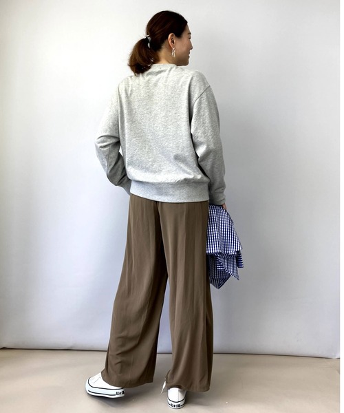 Grand PARK（グランドパーク）の「ジョーゼットイージーパンツ（その他パンツ・レディース・ネイビー/ベージュ/カーキ・FREE）」の18枚目の写真