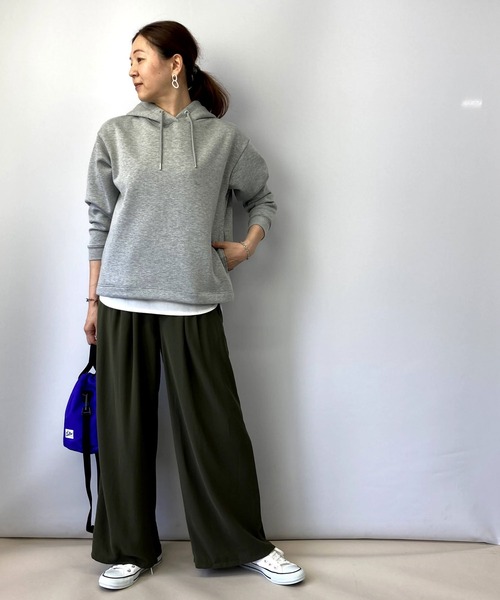 Grand PARK（グランドパーク）の「ジョーゼットイージーパンツ（その他パンツ・レディース・ネイビー/ベージュ/カーキ・FREE）」の19枚目の写真