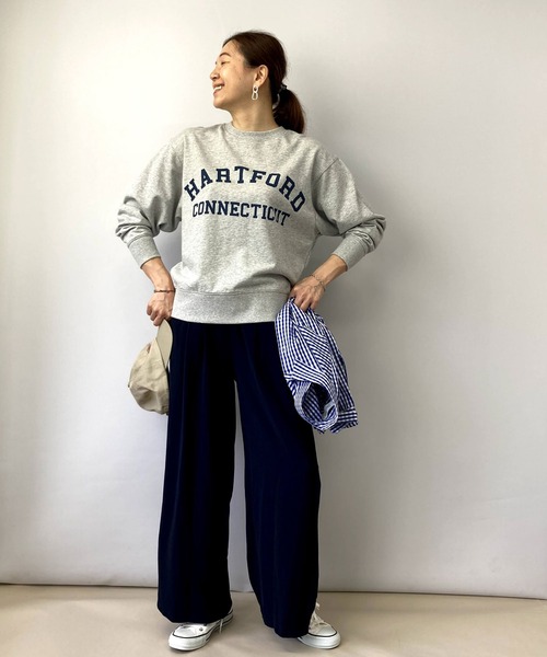 Grand PARK（グランドパーク）の「ジョーゼットイージーパンツ（その他パンツ・レディース・ネイビー/ベージュ/カーキ・FREE）」の22枚目の写真