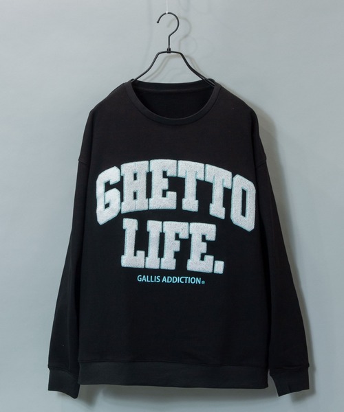 GALLIS ADDICTION(ガリスアディクション)の「GA SAGARA-COLLEGE CREW/サガラ カレッジロゴ スウェット(スウェット・レディース・ブラック/グレー/グレイッシュブルー・M/L)」の19枚目の写真