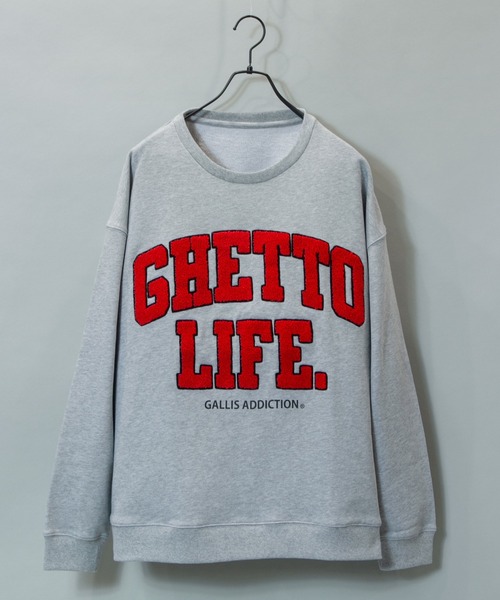 GALLIS ADDICTION(ガリスアディクション)の「GA SAGARA-COLLEGE CREW/サガラ カレッジロゴ スウェット(スウェット・レディース・ブラック/グレー/グレイッシュブルー・M/L)」の20枚目の写真