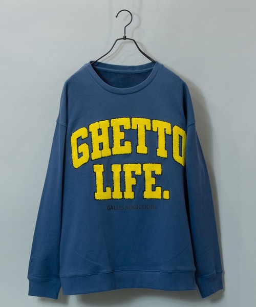 GALLIS ADDICTION(ガリスアディクション)の「GA SAGARA-COLLEGE CREW/サガラ カレッジロゴ スウェット(スウェット・レディース・ブラック/グレー/グレイッシュブルー・M/L)」の21枚目の写真