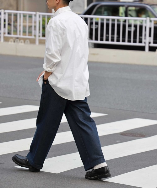 Levi's（リーバイス）の「【Levi's】「STA PREST」 ワイドレッグチノパンツ（その他パンツ・メンズ・ダークインディゴブルー・32inch/30inch/28inch/34inch）」の4枚目の写真