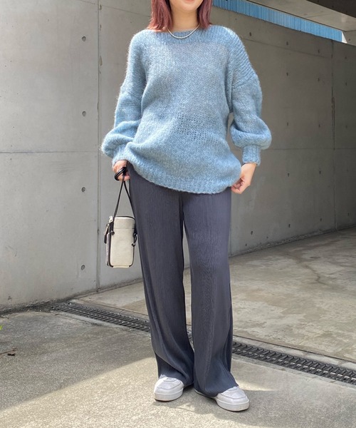 DouDou（ドゥドゥ）の「NEWプリーツパンツ（その他パンツ・レディース・チャコールグレー/ベージュ/ピンク・FREE）」の15枚目の写真