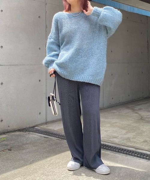 DouDou（ドゥドゥ）の「NEWプリーツパンツ（その他パンツ・レディース・チャコールグレー/ベージュ/ピンク・FREE）」の11枚目の写真