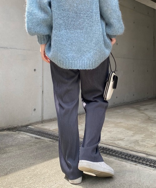 DouDou（ドゥドゥ）の「NEWプリーツパンツ（その他パンツ・レディース・チャコールグレー/ベージュ/ピンク・FREE）」の12枚目の写真