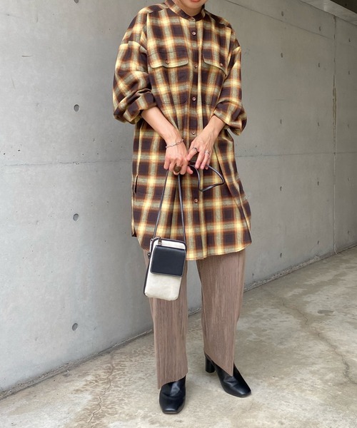 DouDou（ドゥドゥ）の「NEWプリーツパンツ（その他パンツ・レディース・チャコールグレー/ベージュ/ピンク・FREE）」の6枚目の写真