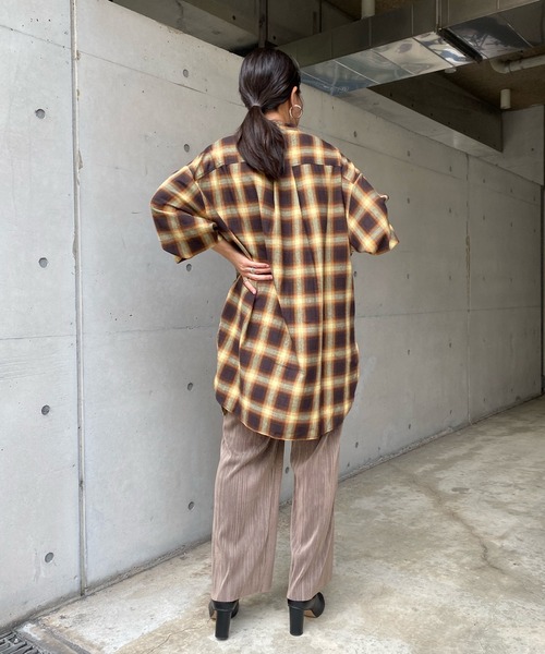 DouDou（ドゥドゥ）の「NEWプリーツパンツ（その他パンツ・レディース・チャコールグレー/ベージュ/ピンク・FREE）」の14枚目の写真