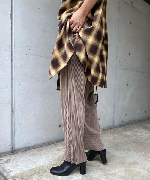 DouDou（ドゥドゥ）の「NEWプリーツパンツ（その他パンツ・レディース・チャコールグレー/ベージュ/ピンク・FREE）」の22枚目の写真