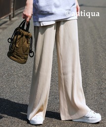 セルフカットできる！細プリーツパンツ