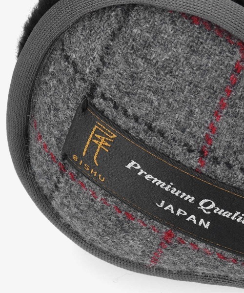 OVERRIDE(オーバーライド)の「OVERRIDE JAPAN TWEED EARMUFF(イヤーマフ・メンズ・ブラック/ネイビー/ベージュ/グレー/ブラウン・FREE)」の9枚目の写真