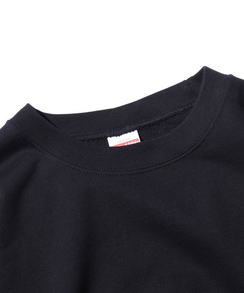 ROOPTOKYO（ループトウキョウ）の「ROOPTOKYOオリジナル SMILEY FACE Sweat スマイリー クルーネックスウェット トレーナー ユニセックス ビッグシルエット（スウェット・メンズ・ブラック/オートミール/グリーン・M/L/XL）」の4枚目の写真