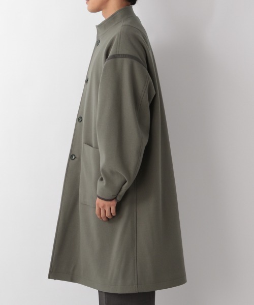 LOWRYS FARM（ローリーズファーム）の「ウーリーテックオーバーコート　953721（テーラードジャケット・メンズ・グレー/グリーン・MEDIUM/LARGE）」の13枚目の写真