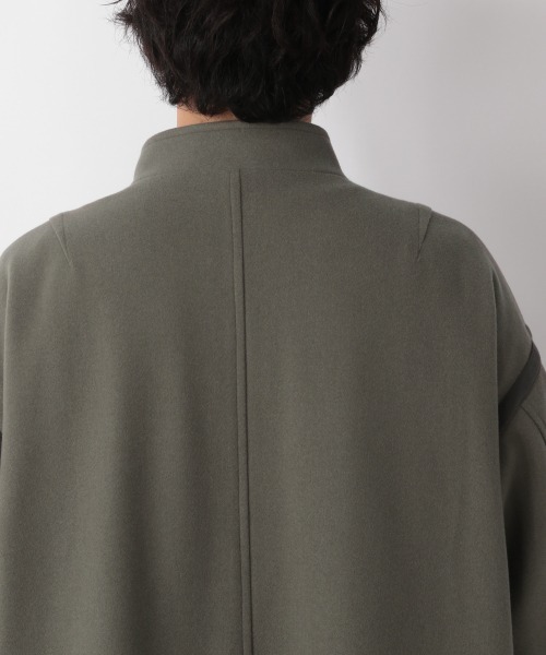 LOWRYS FARM（ローリーズファーム）の「ウーリーテックオーバーコート　953721（テーラードジャケット・メンズ・グレー/グリーン・MEDIUM/LARGE）」の3枚目の写真