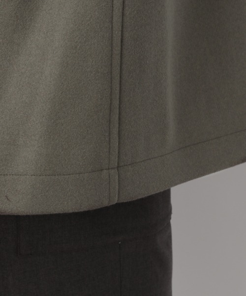 LOWRYS FARM（ローリーズファーム）の「ウーリーテックオーバーコート　953721（テーラードジャケット・メンズ・グレー/グリーン・MEDIUM/LARGE）」の14枚目の写真