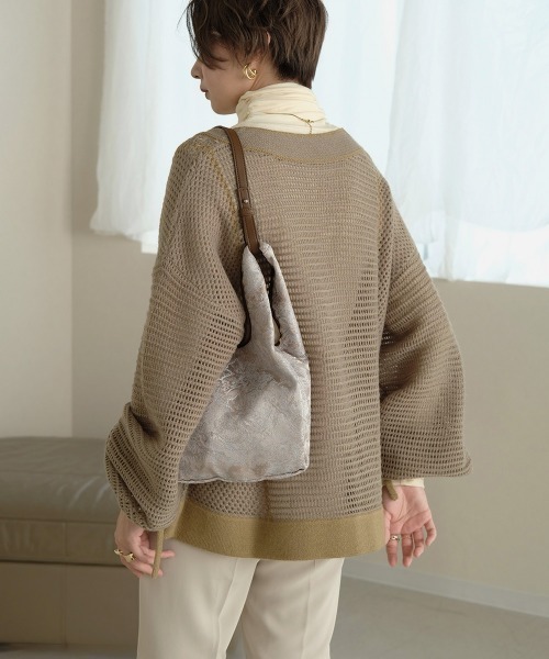 Bab(バブ)の「【WEB限定】2WAYフェイクレザートートバッグ(トートバッグ・レディース・オフホワイト/カーキ/A/B・ONESIZE)」の19枚目の写真