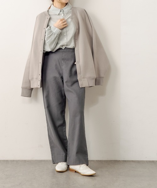 PUAL CE CIN（ピュアルセシン）の「裏起毛ブルゾン（ブルゾン・レディース・ブラウン/ブラック/キャメル/モカ/グレイッシュベージュ・FREE）」の20枚目の写真