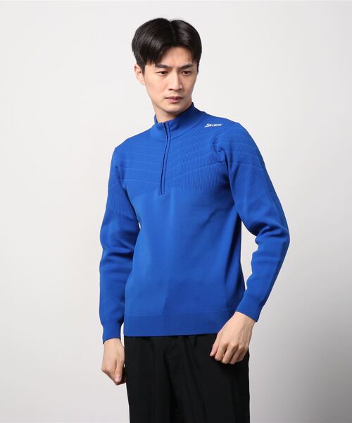 セール 松山英樹プロ共同開発 アクアバウンスジップアップセーター メンズ ウェア セーター フリース ニット ゴルフ ゴルフウェア スポーツウェア ニット セーター Srixon スリクソン のファッション通販 Zozotown