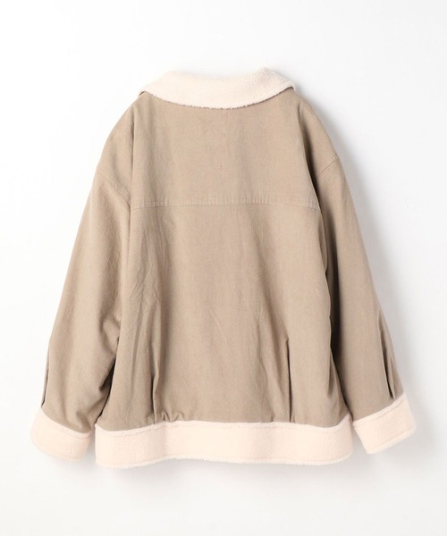 179/WG（イチナナキュウダブルジー）の「フライト風コーデュロイジャケット（その他アウター・レディース・グレー/グリーン・MEDIUM）」の8枚目の写真